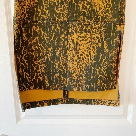 J BRAND Blythe Animal Print High Waist Midi Skirt - Picture 2 of 8